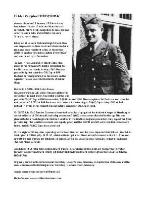 A preview of a PDF biography for Campbell, Alan